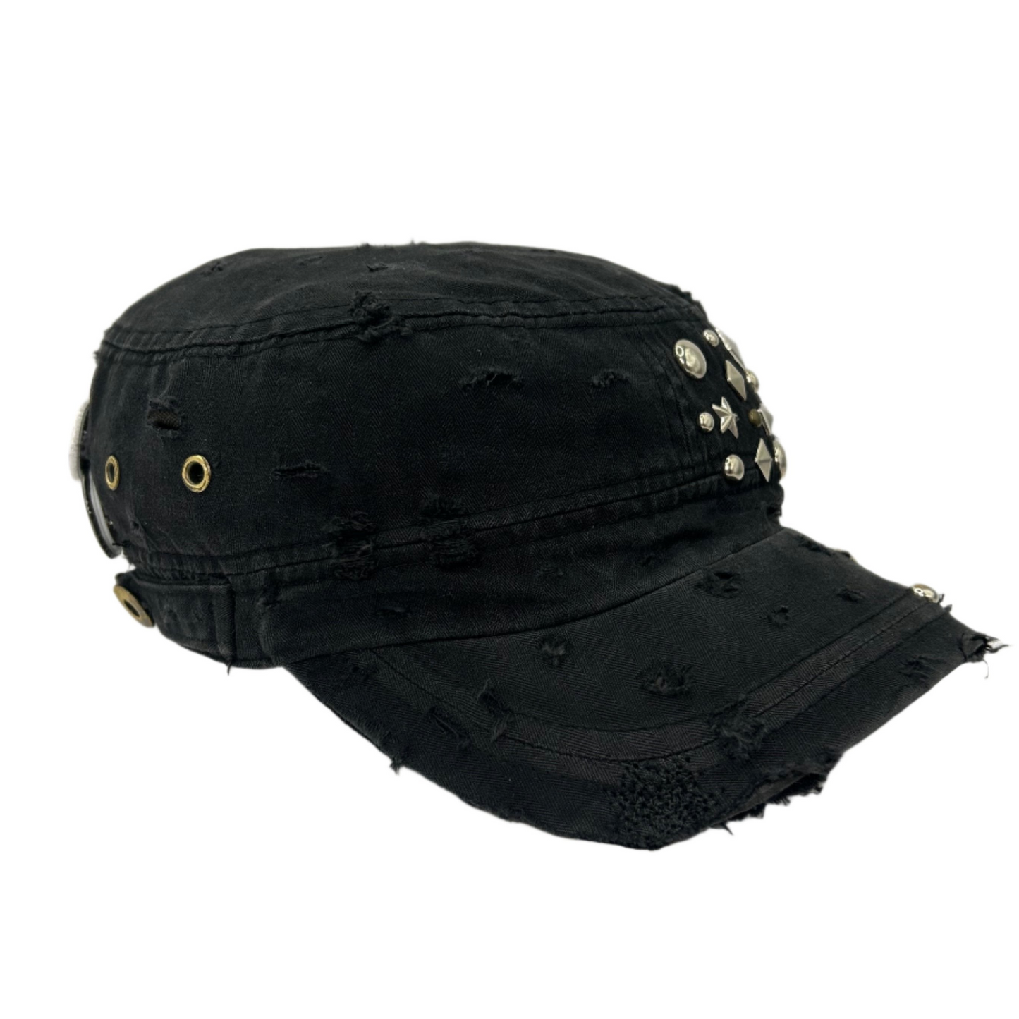 Custom Military Cap–Obsidian