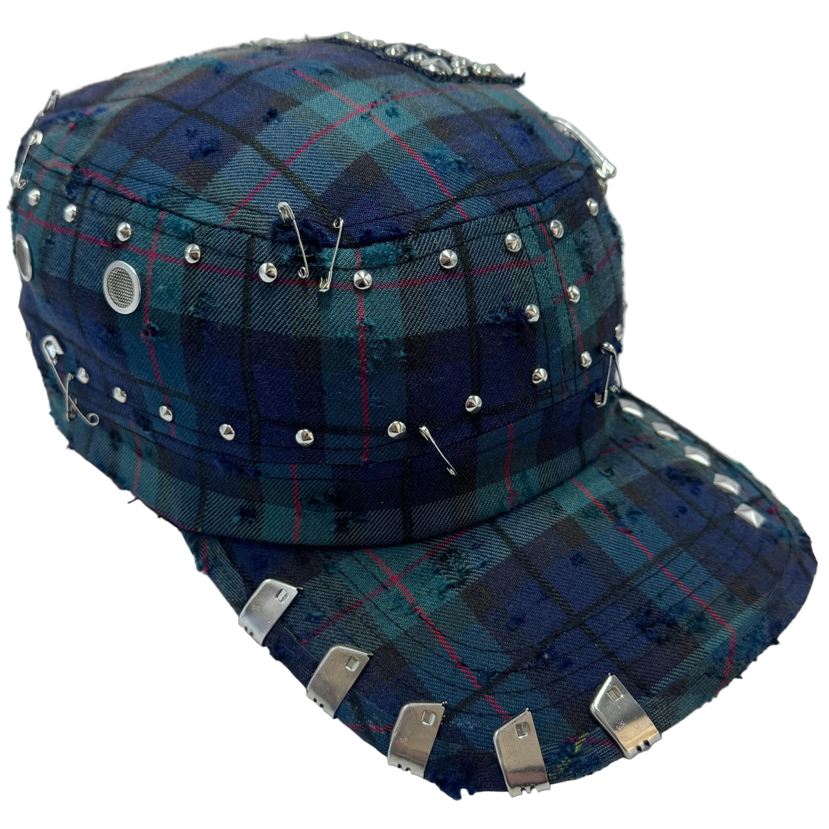 'sutherland hunting' tartan military cap