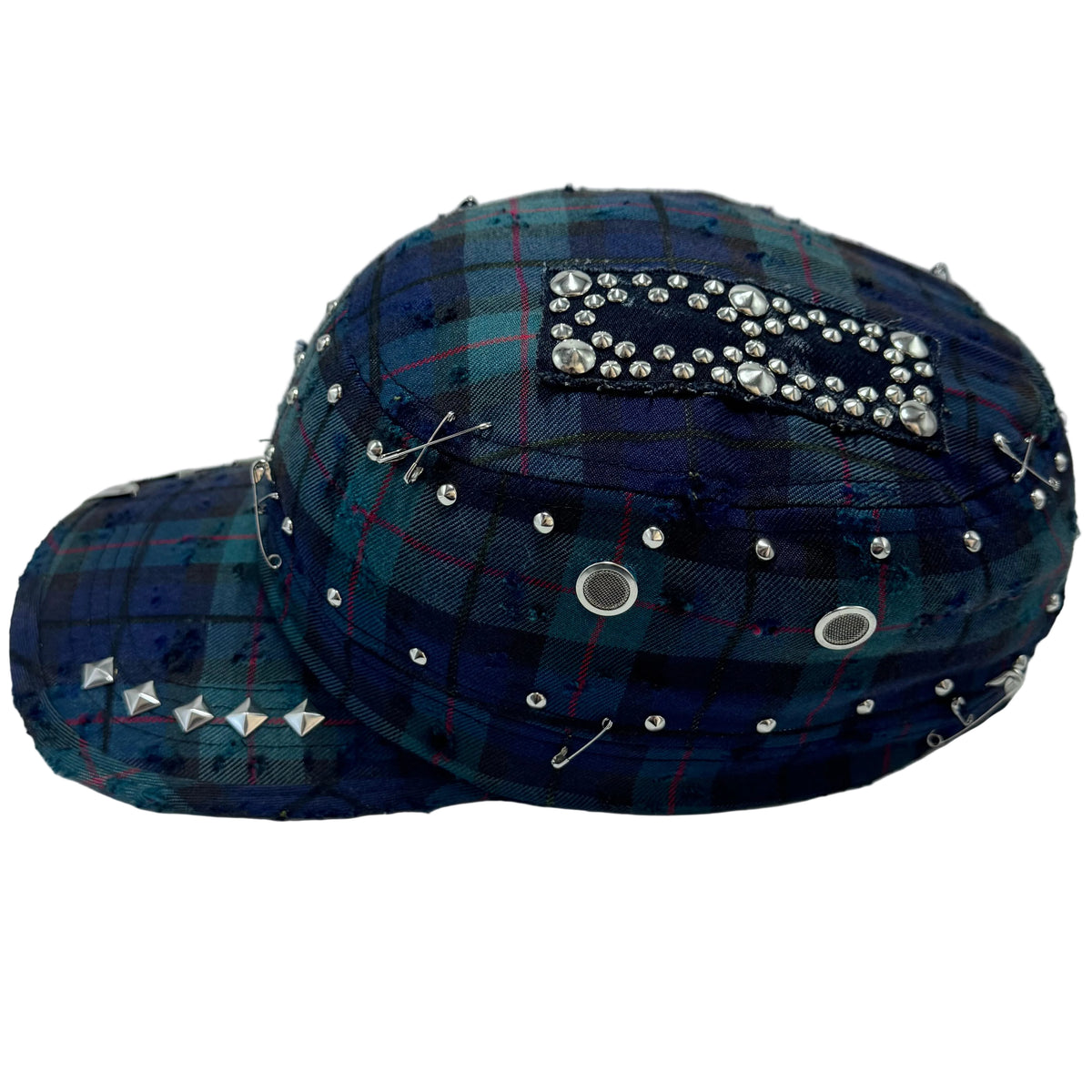 'sutherland hunting' tartan military cap