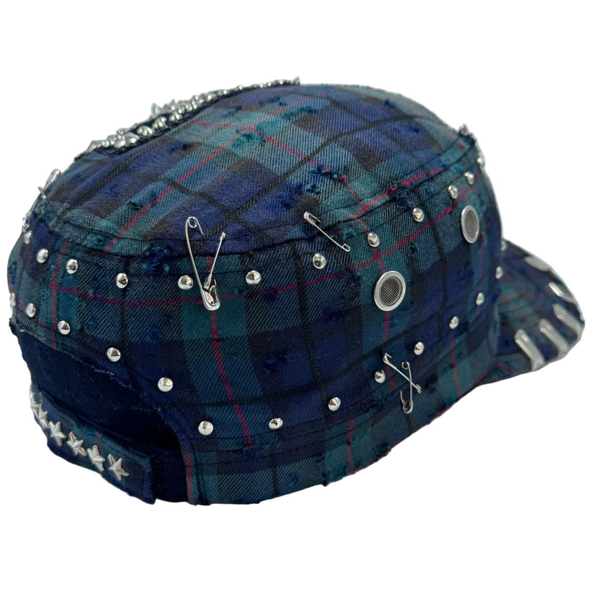 'sutherland hunting' tartan military cap