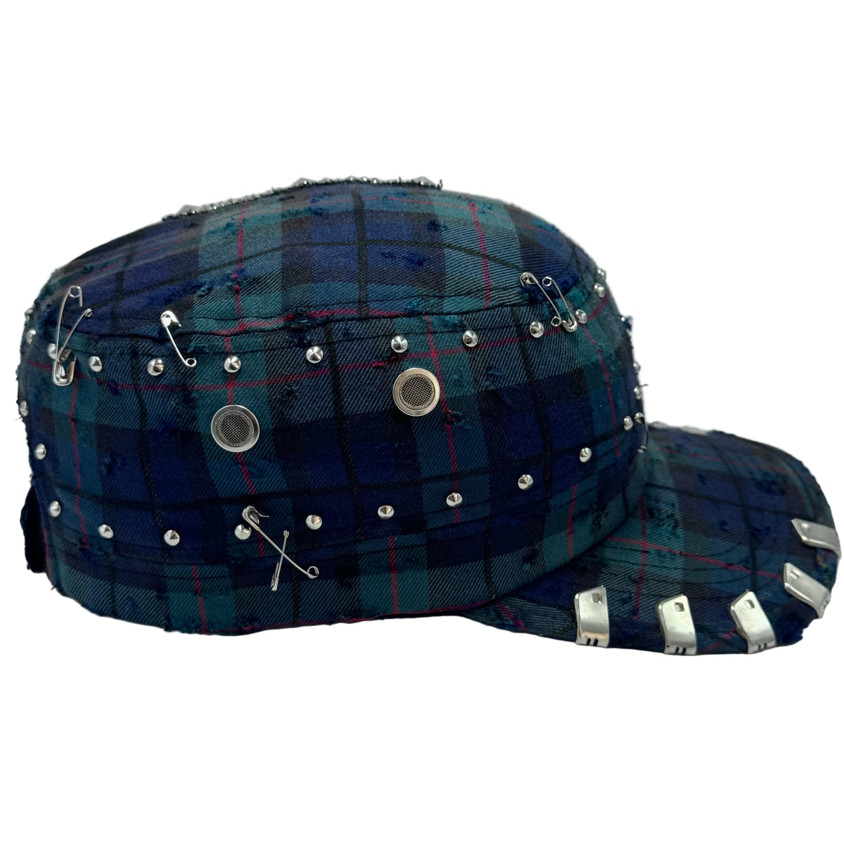 'sutherland hunting' tartan military cap