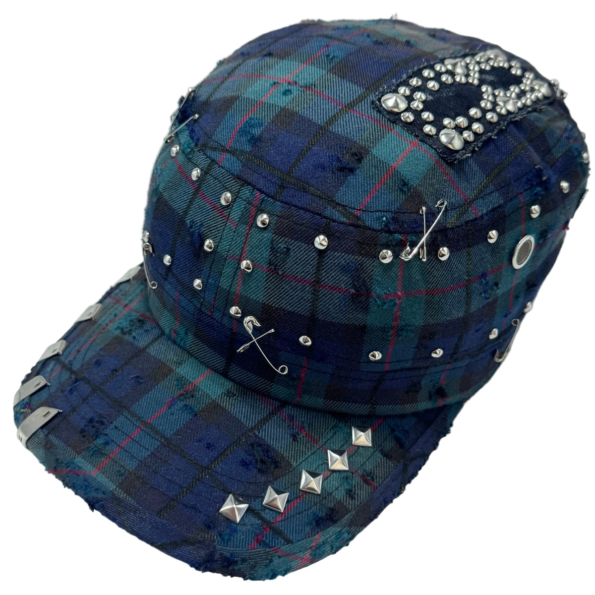 'sutherland hunting' tartan military cap