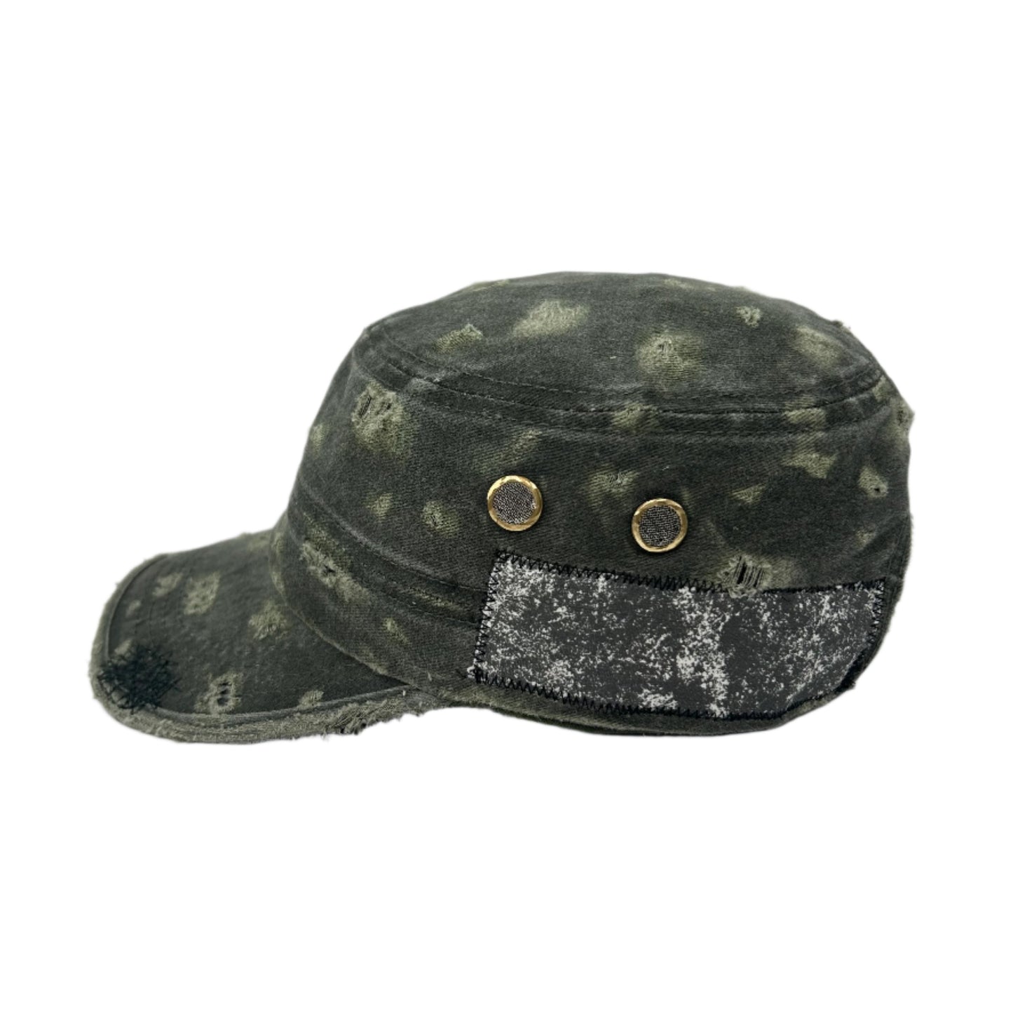 Custom Military Cap–Moss