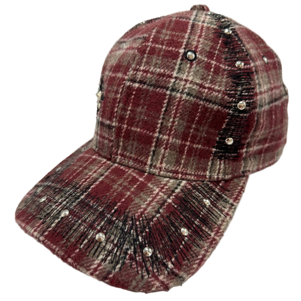 'broken tartan' baseball cap