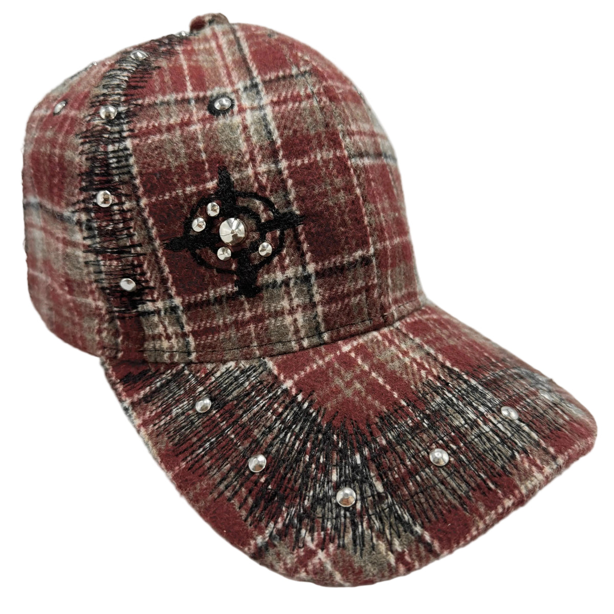 'broken tartan' baseball cap