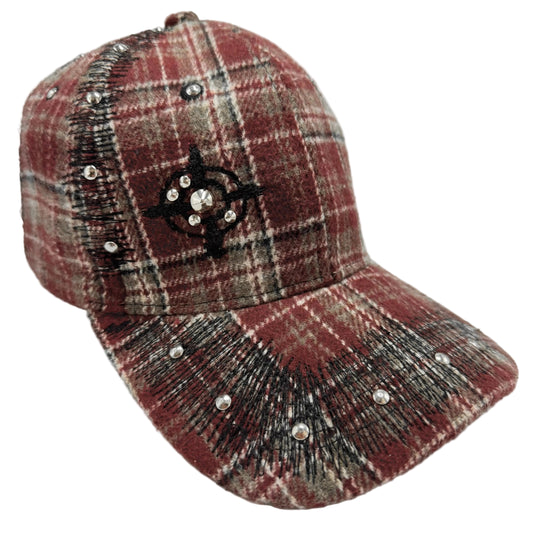 'broken tartan' baseball cap