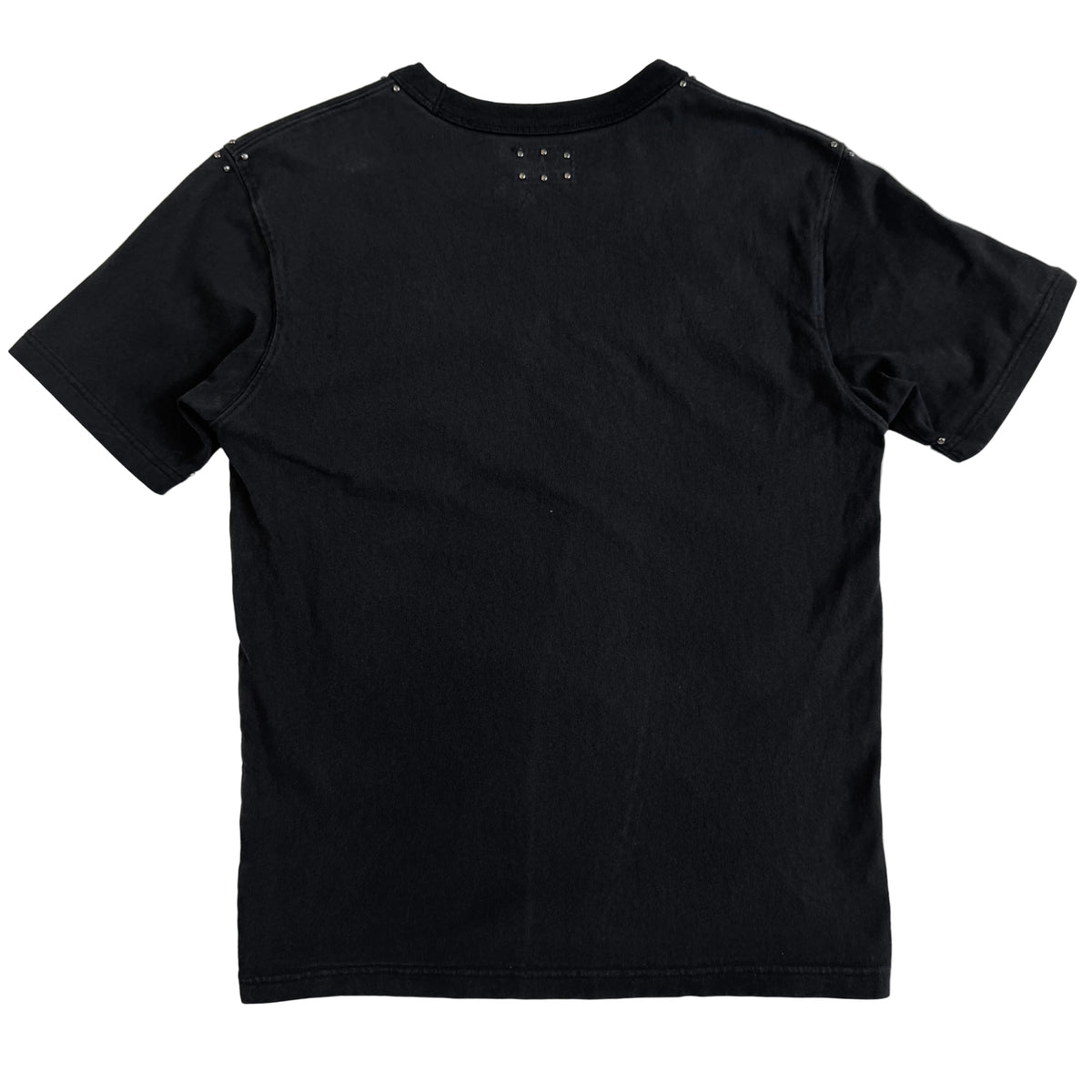 'night' riveted patchwork tshirt