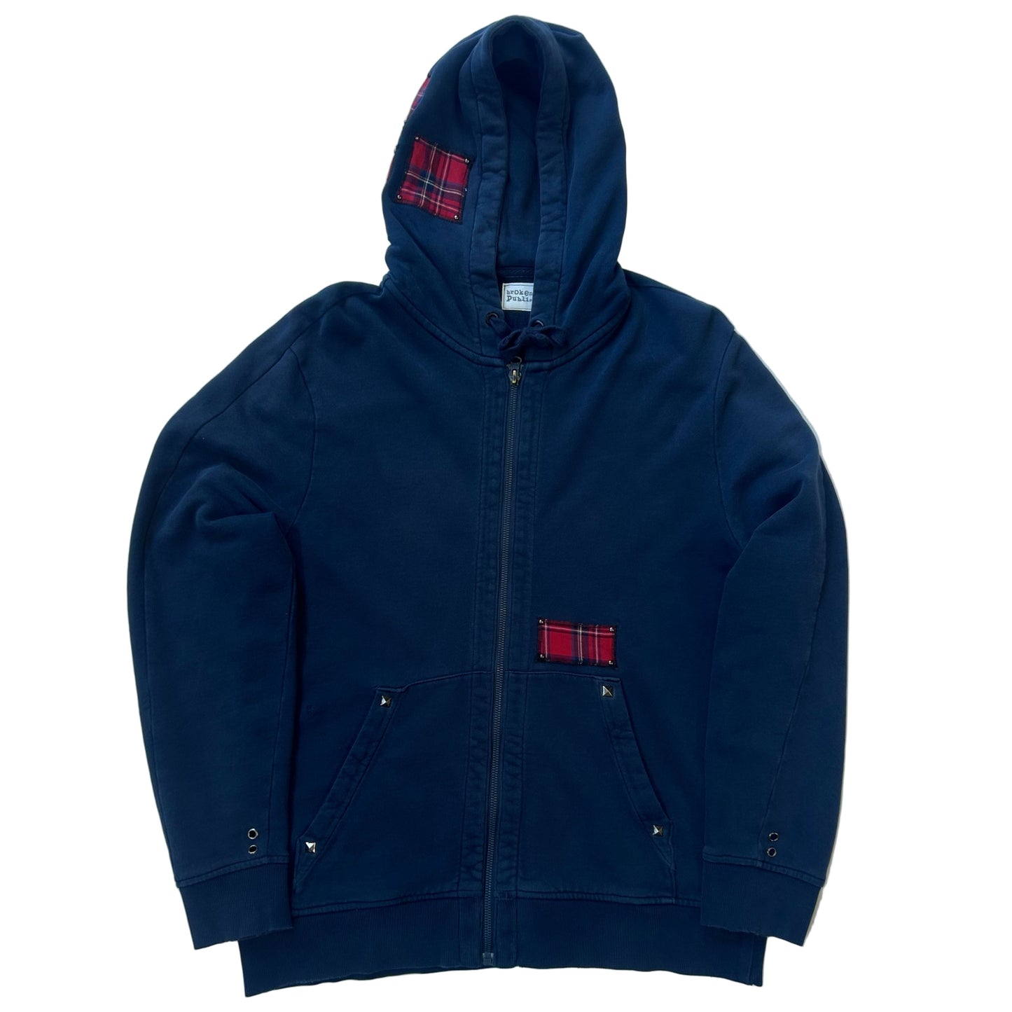 1 of 1 Zip-Up Hooded Sweatshirt–Nautical Tartan