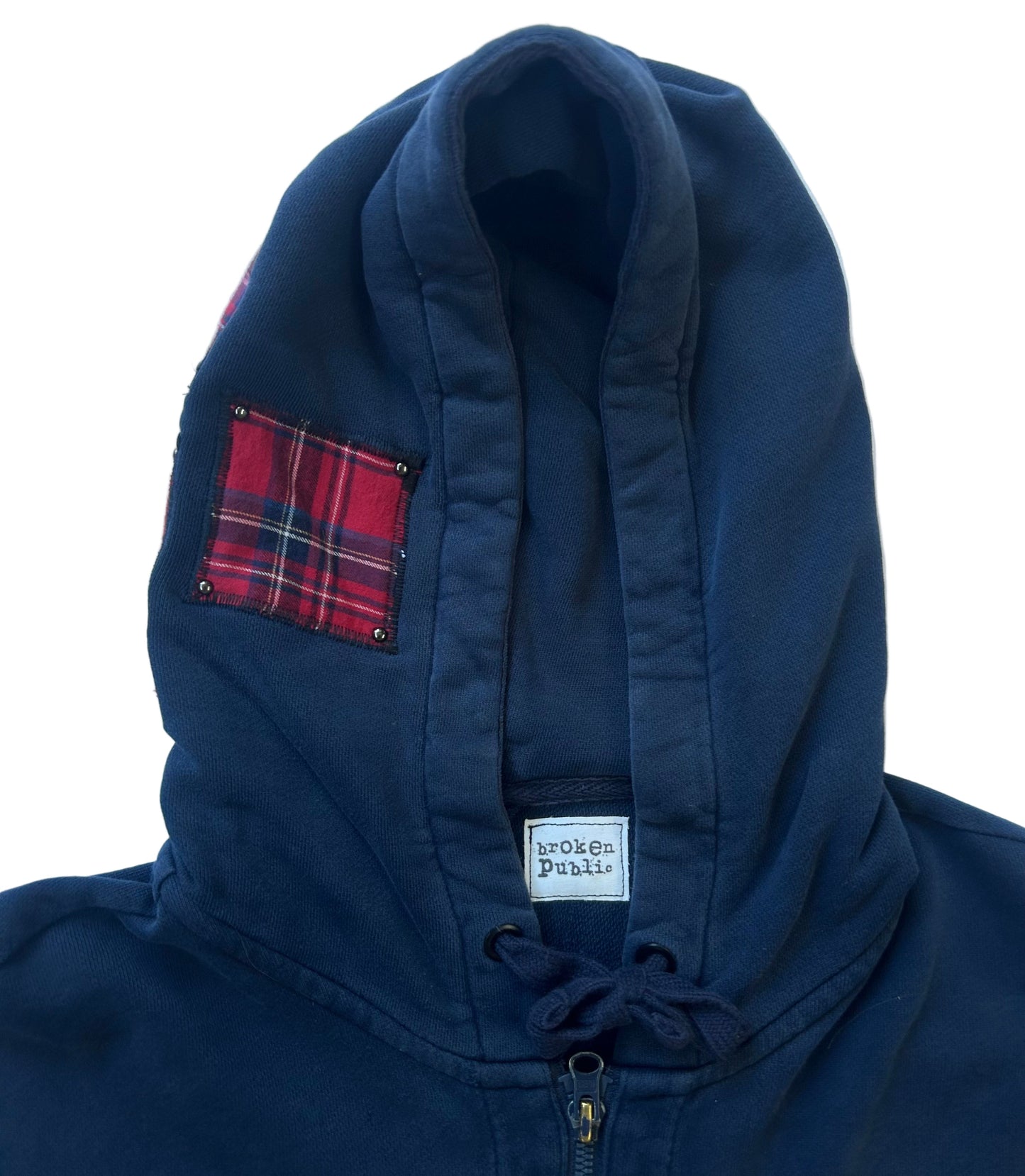 1 of 1 Zip-Up Hooded Sweatshirt–Nautical Tartan