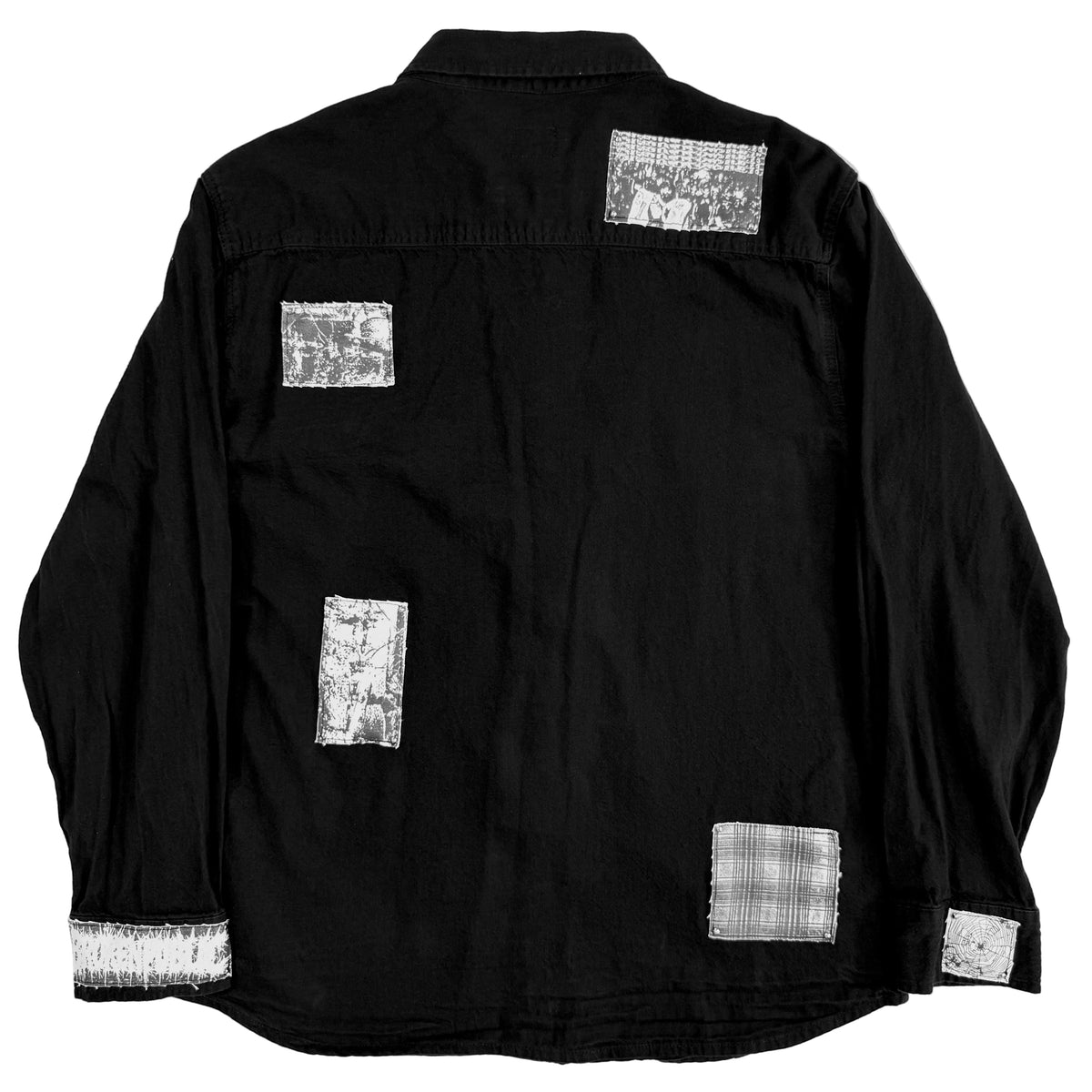 'nocturnal' patched button up