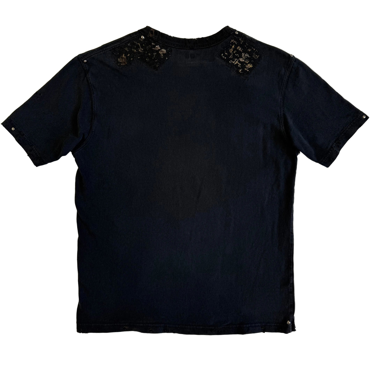 'backburn' camouflage boro patchwork tshirt