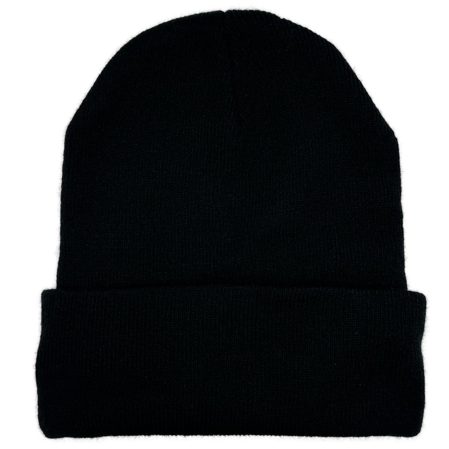 patched cuff beanie