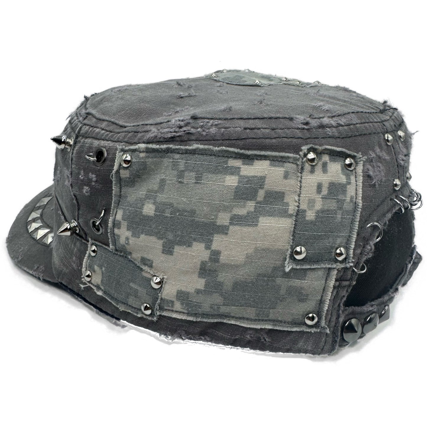grey digi camo military cap