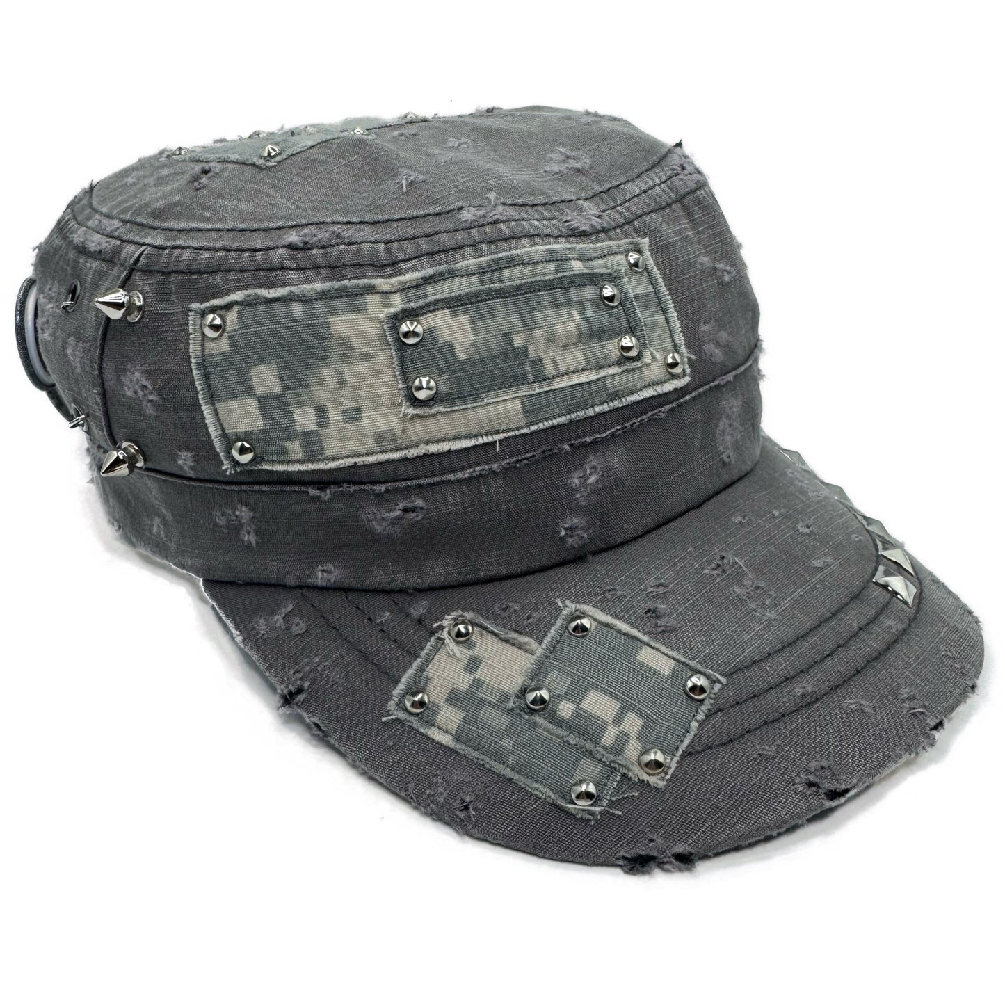 grey digi camo military cap