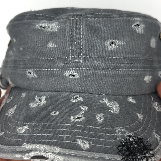 Custom Military Cap–Ash