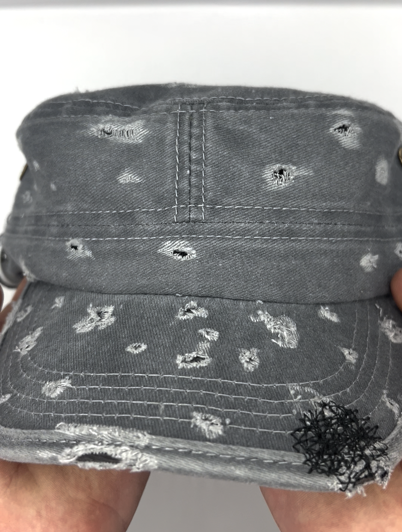 Custom Military Cap–Ash