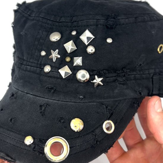 Custom Military Cap–Obsidian