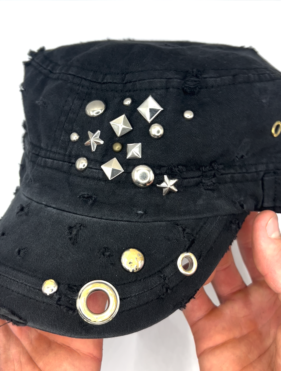 Custom Military Cap–Obsidian